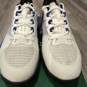 Lacoste White and Blue Men's Sneakers